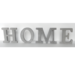 Concrete Word Decor “HOME”