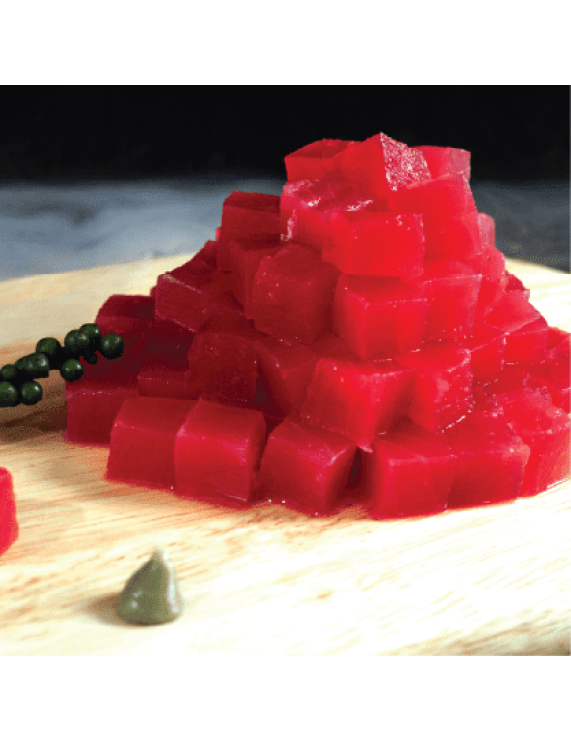 Frozen Yellowfin Tuna Cube CO/ TS Treatment