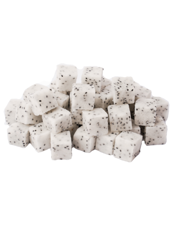 Diced White Dragon Fruit
