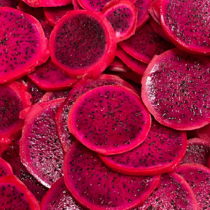 Slice Red Dragon Fruit