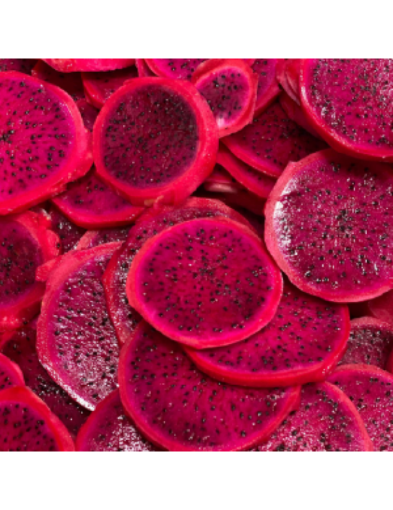 Slice Red Dragon Fruit