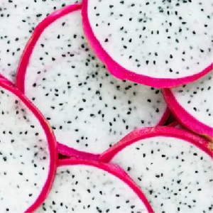 Slices White Dragon Fruit