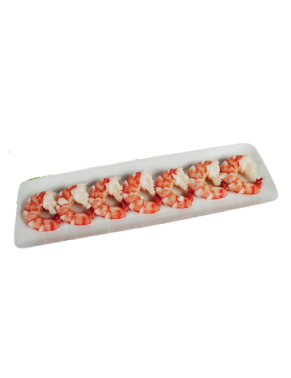Black Tiger Shrimp Cooked Peeled and Deveined Tail On