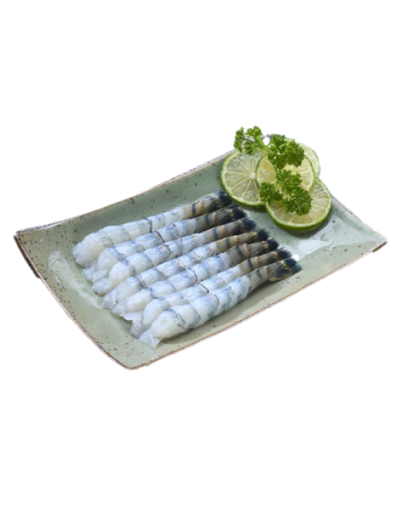 Black Tiger Shrimp Nobashi with Blanched Tail