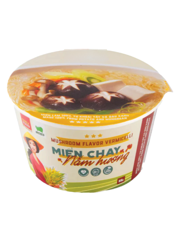  Instant Glass Noodles Mushroom Flavor - Bowl