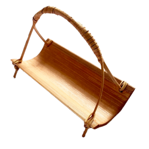 Bamboo Serving Plate Snacks Food Storage Dish