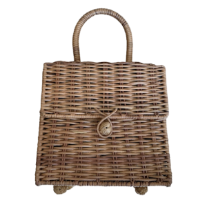 Handwoven Wicker Rattan Hand Bag