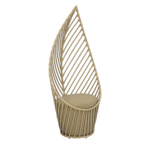 Leaf Shaped Rattan Chair