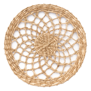 Patterned Woven Seagrass Placemat, Table Mat