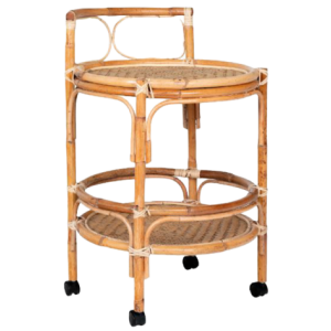 Rattan Bar Cart / Bar Trolley