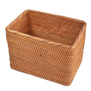 Rectangular Wicker Rattan Storage Basket