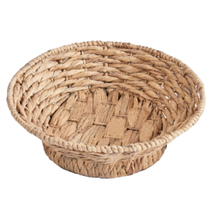  Round Water Hyacinth Storage Rack, Plate