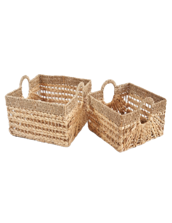 Seagrass Water Hyacinth Storage Basket