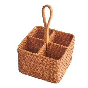 Square Bamboo Kitchen Storage Rack