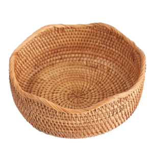 Wave Fruit Rattan Storage Basket