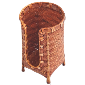 Woven Bamboo Pen Holder for Desk Organizer