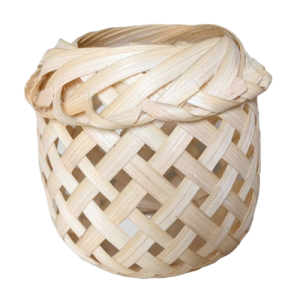 Woven Mini Bamboo Lampshade Windows Table Decor