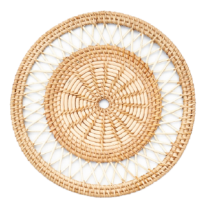 Woven Wicker Rattan Placemat, Dinnerware