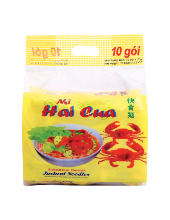 Instant Ramen Noodles Artificial Crab Flavor