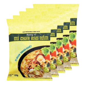 Instant Ramen Noodles Vegetable & Mushroom Flavor