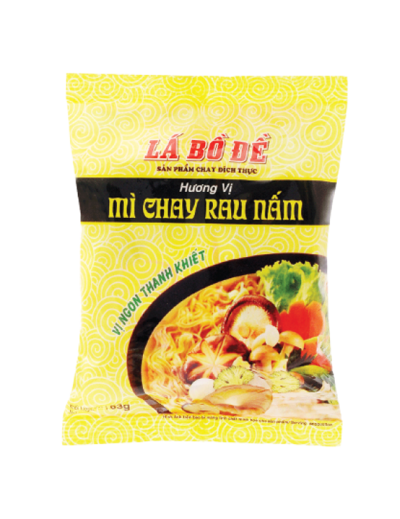 Instant Ramen Noodles Vegetable & Mushroom Flavor
