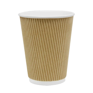 Kraft Ripple Paper Cup 8oz