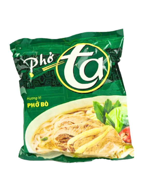 Instant Pho Rice Noodles Artificial Beef Flavor