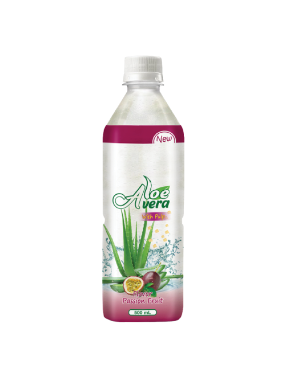 Aloe Vera with Pulp Flavor Passion fruit