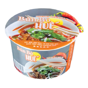 Instant Rice Noodles Artificial Hue-Style Broth Flavor-Bowl