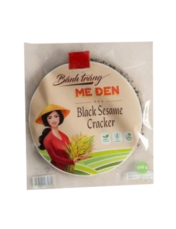 Black Sesame Rice Cracker